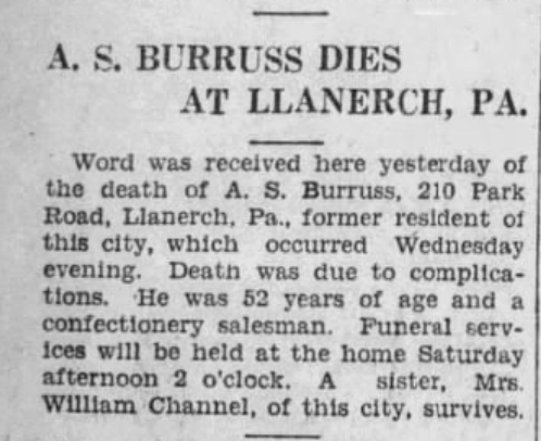 A. Sidney Burruss, Sr. dies
